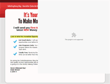 Tablet Screenshot of donothingmoney.com